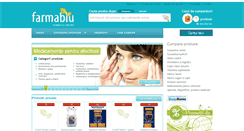 Desktop Screenshot of farmablu.ro